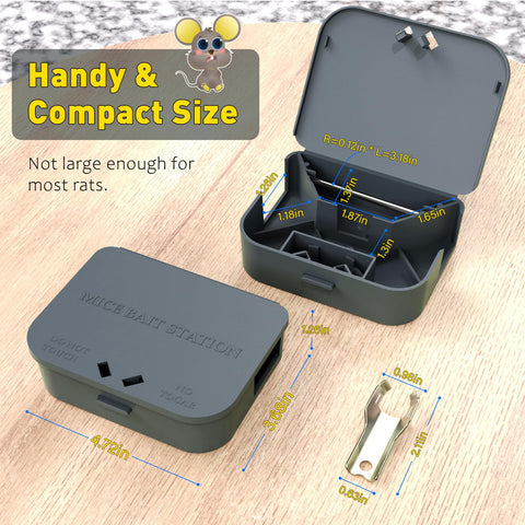 Anblak mouse station 12-pack key unlocking demonstrates quick access for safe storage