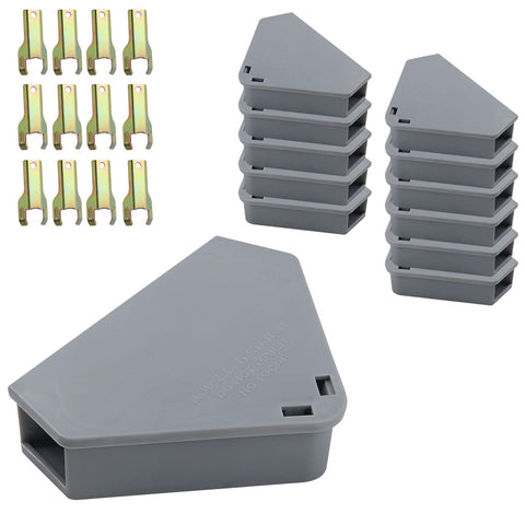 Anblak Mouse Station 12-pack setup showing multiple units for organized protection.