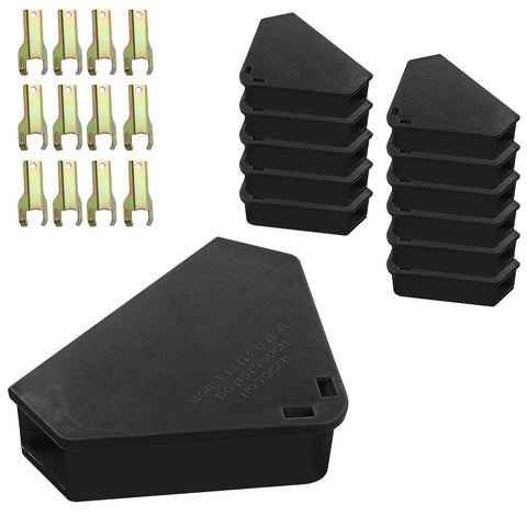 Anblak mouse station 12-pack shown for versatile placement indoors and outdoors.