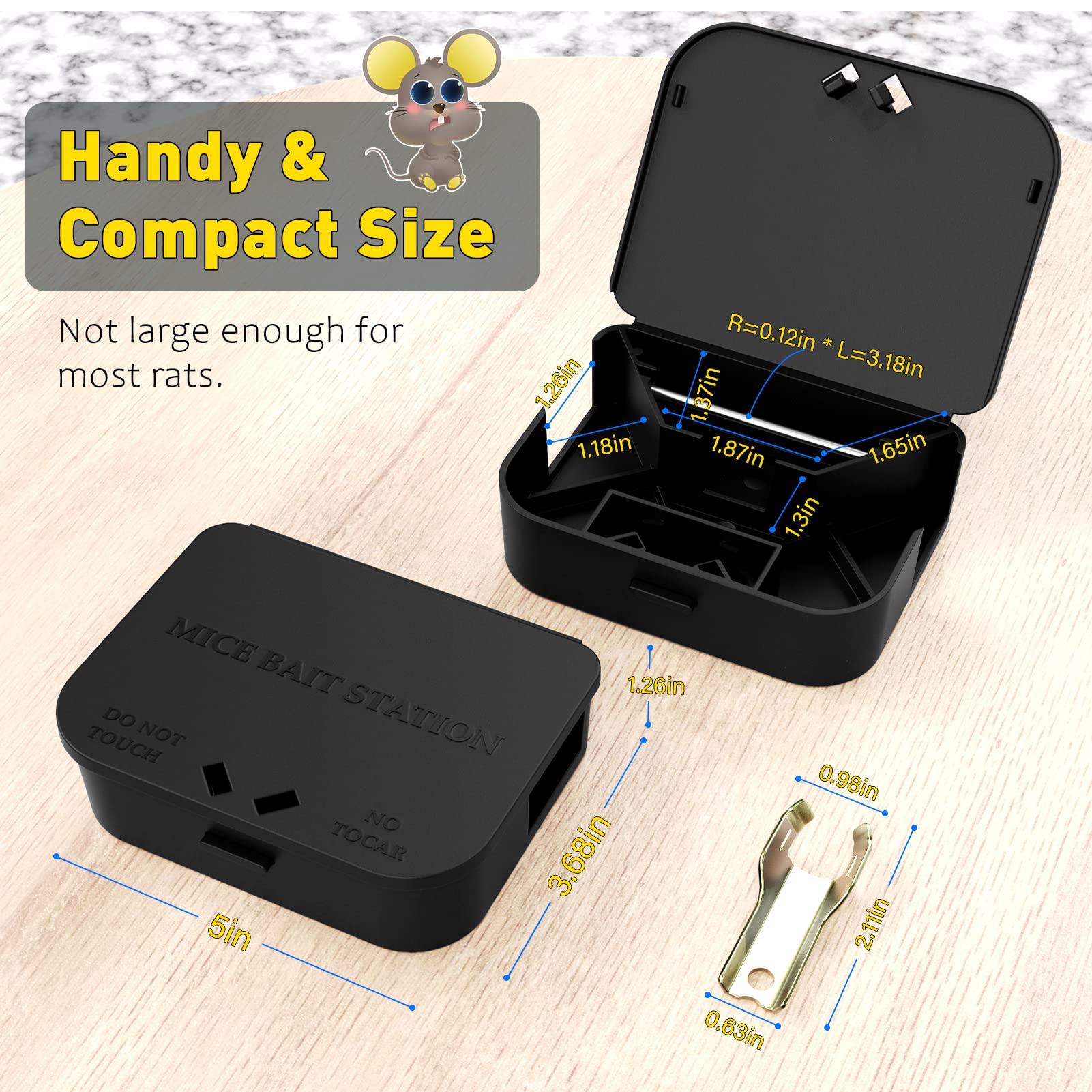 Anblak mouse station keyless unlock feature for quick access.