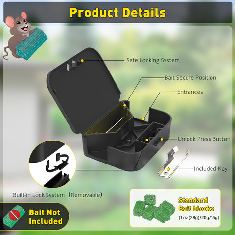 Anblak sturdy ABS plastic station with stainless steel keys for durability.