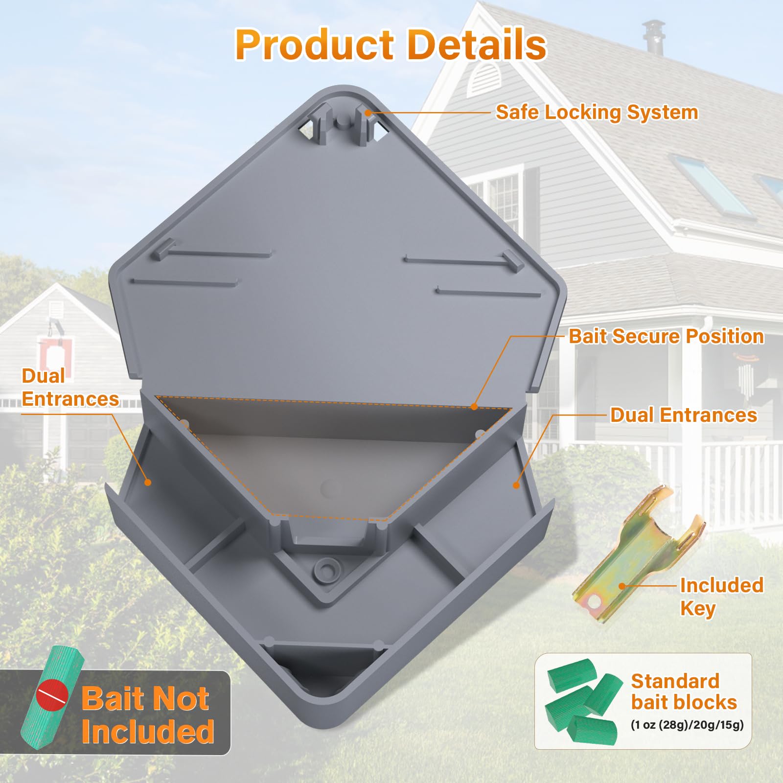 Anblak weatherproof box suitable for indoor and outdoor use.