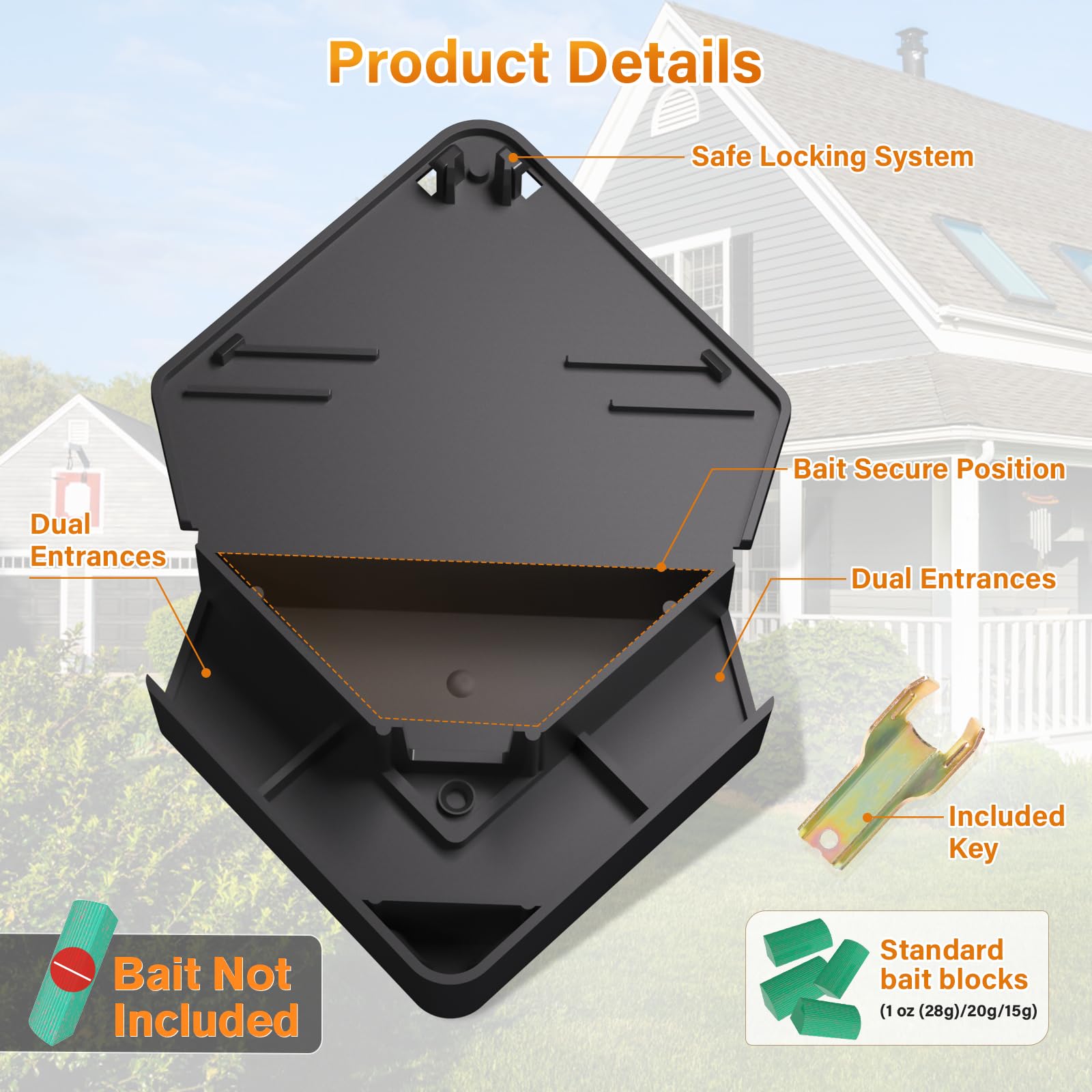 Anblak weatherproof box suitable for indoor and outdoor use.