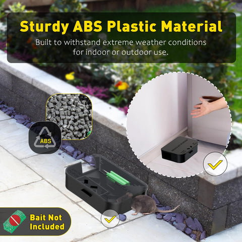 Anblak Mouse Stations 6Pack open box with keys emphasizes easy access and safety.
