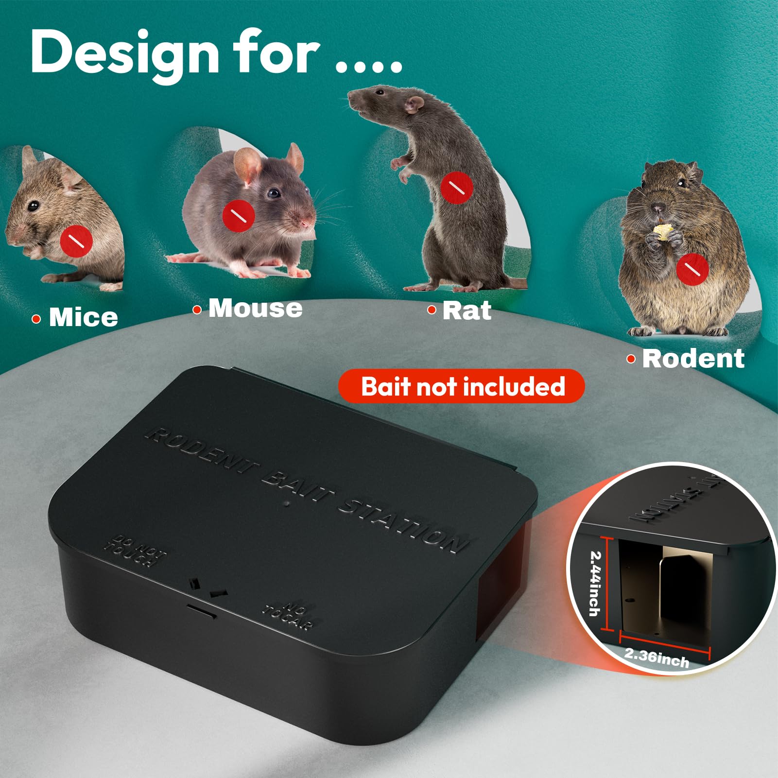 Anblak Rat Station 4-pack for replacements and extended protection.