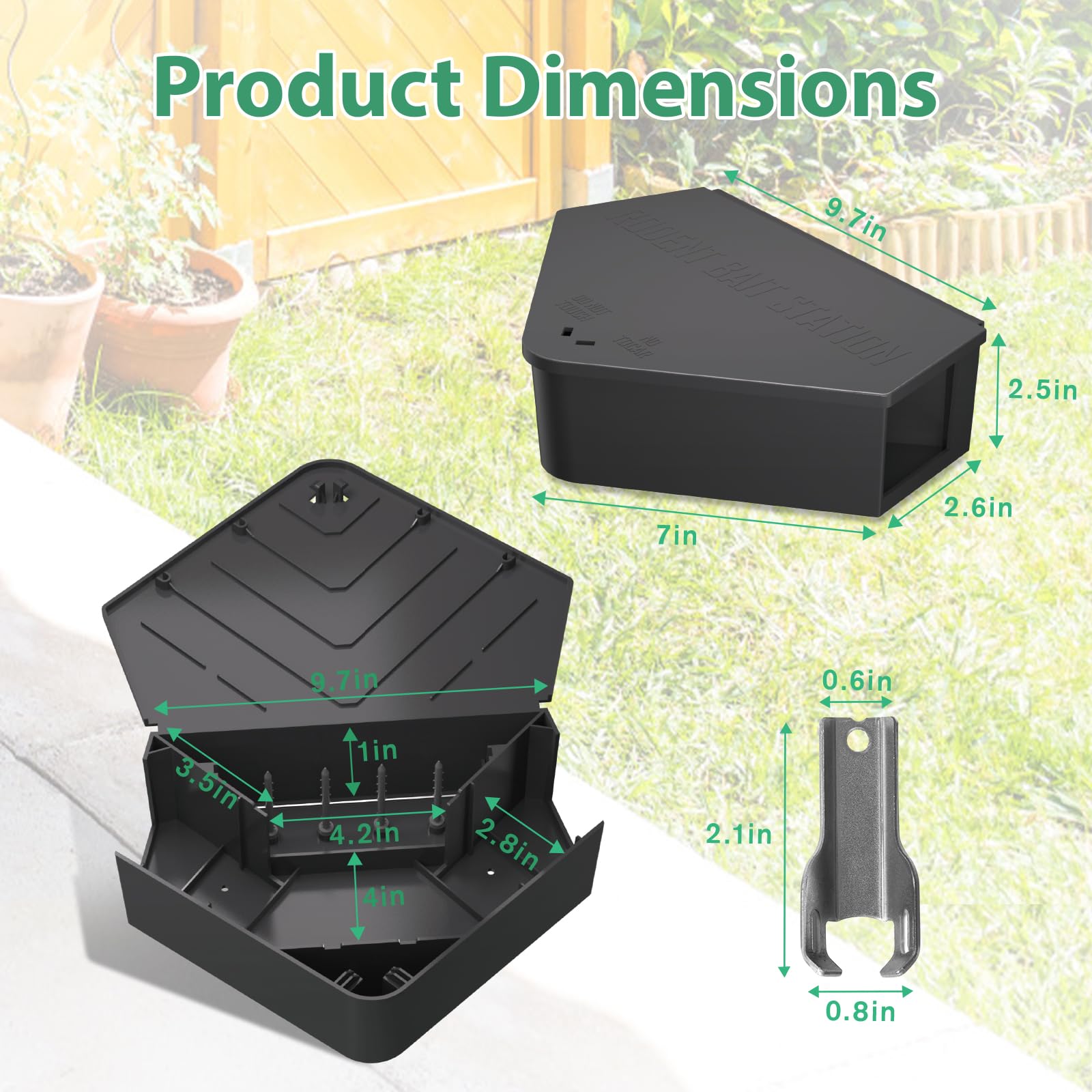 Anblak bottom screw holes enable secure mounting.