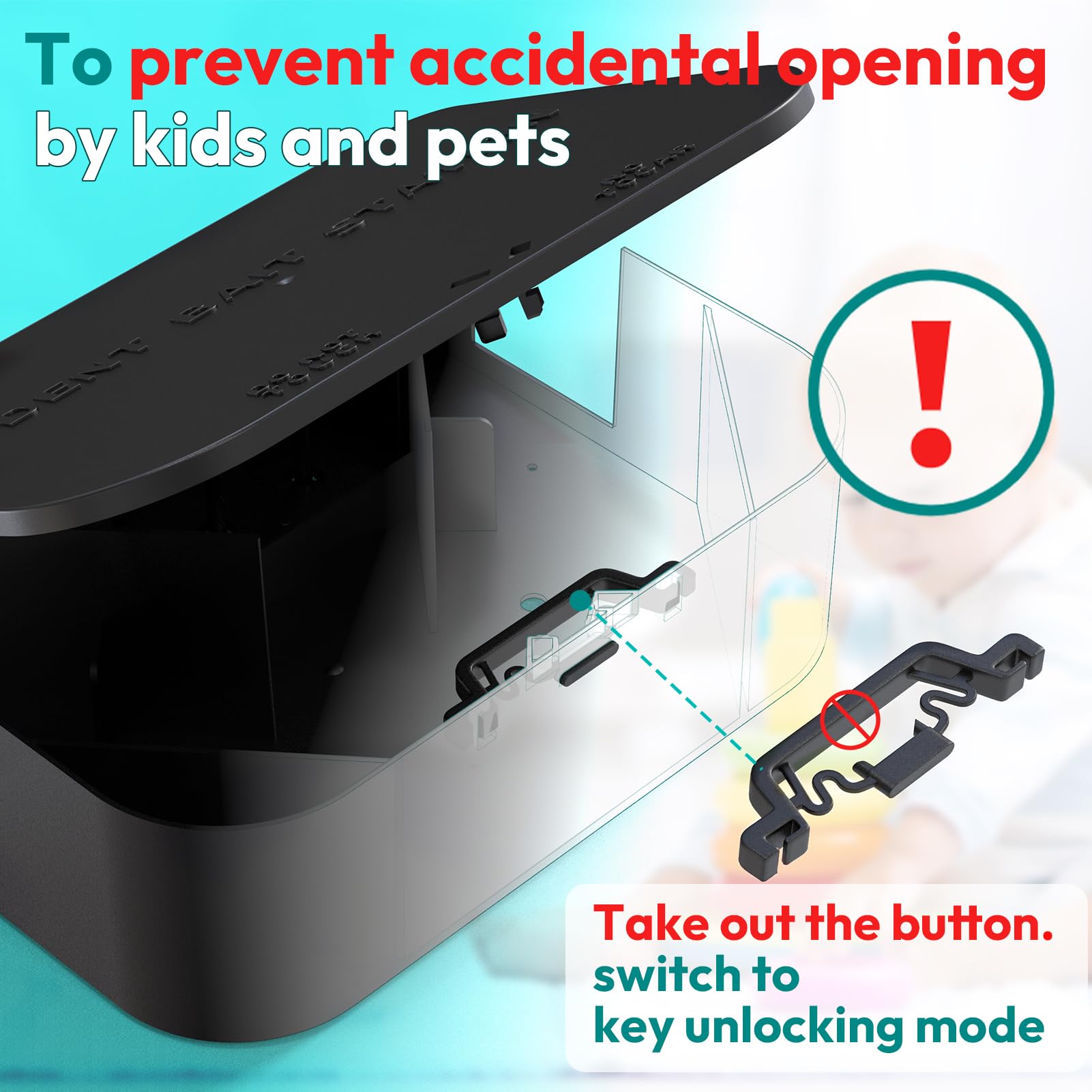 Anblak Rat Station Box screw fixed holes for stable placement