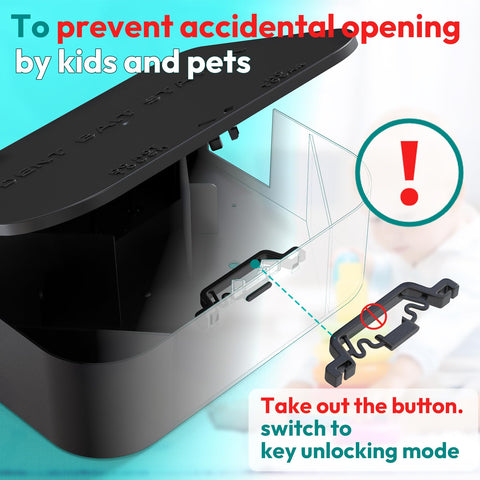 Anblak Rat Station Box screw fixed holes for stable placement