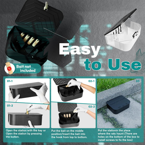 Anblak Rat Station Box two pack provides daily use replacements