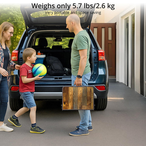 Anbte aluminum frame provides sturdy outdoor support