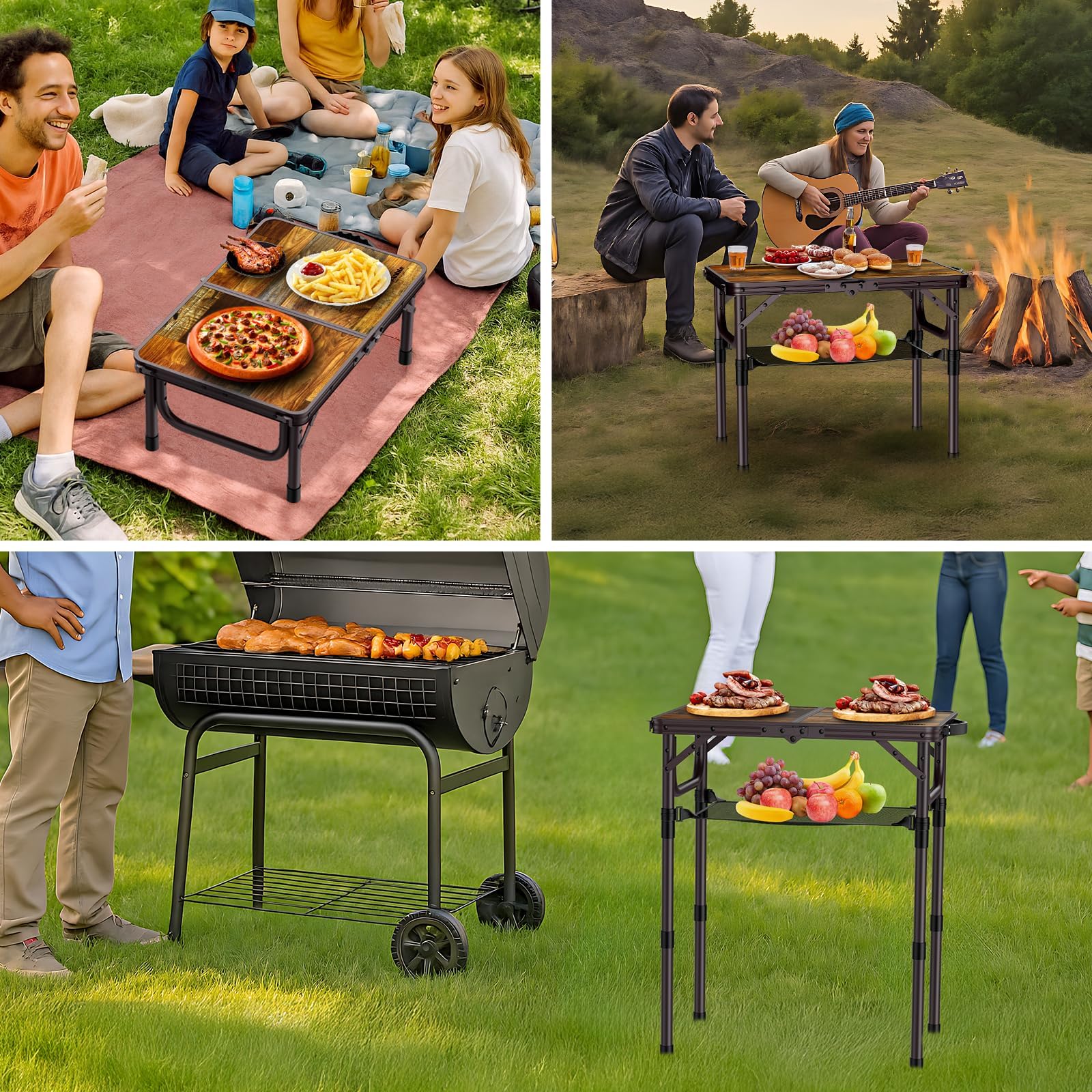 Anbte under-table storage net keeps lightweight items within reach