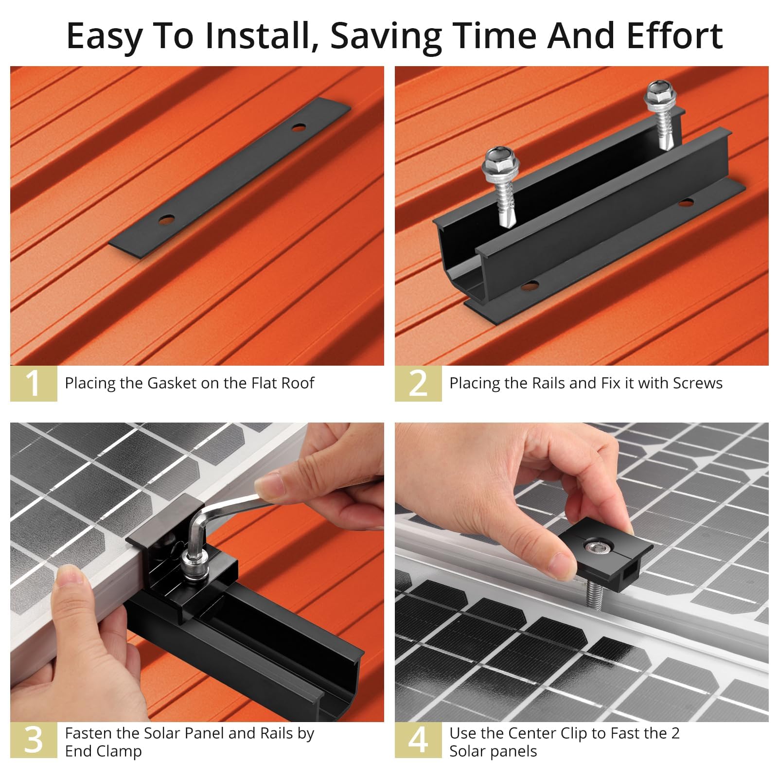 Anbte aluminum brackets resist corrosion for outdoor use