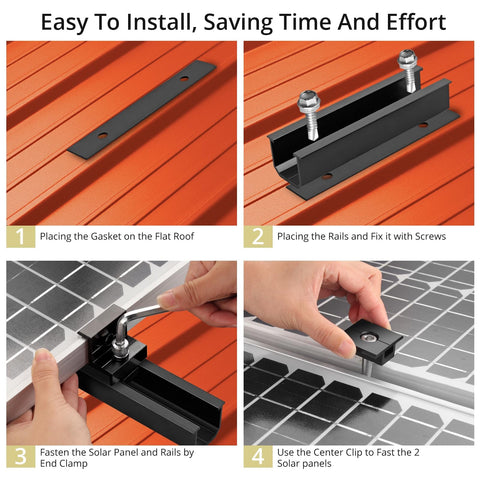 Anbte aluminum brackets resist corrosion for outdoor use
