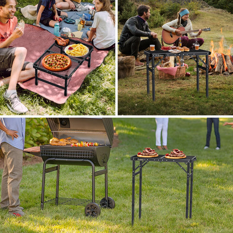 Anbte multifunction table for camping and picnics.