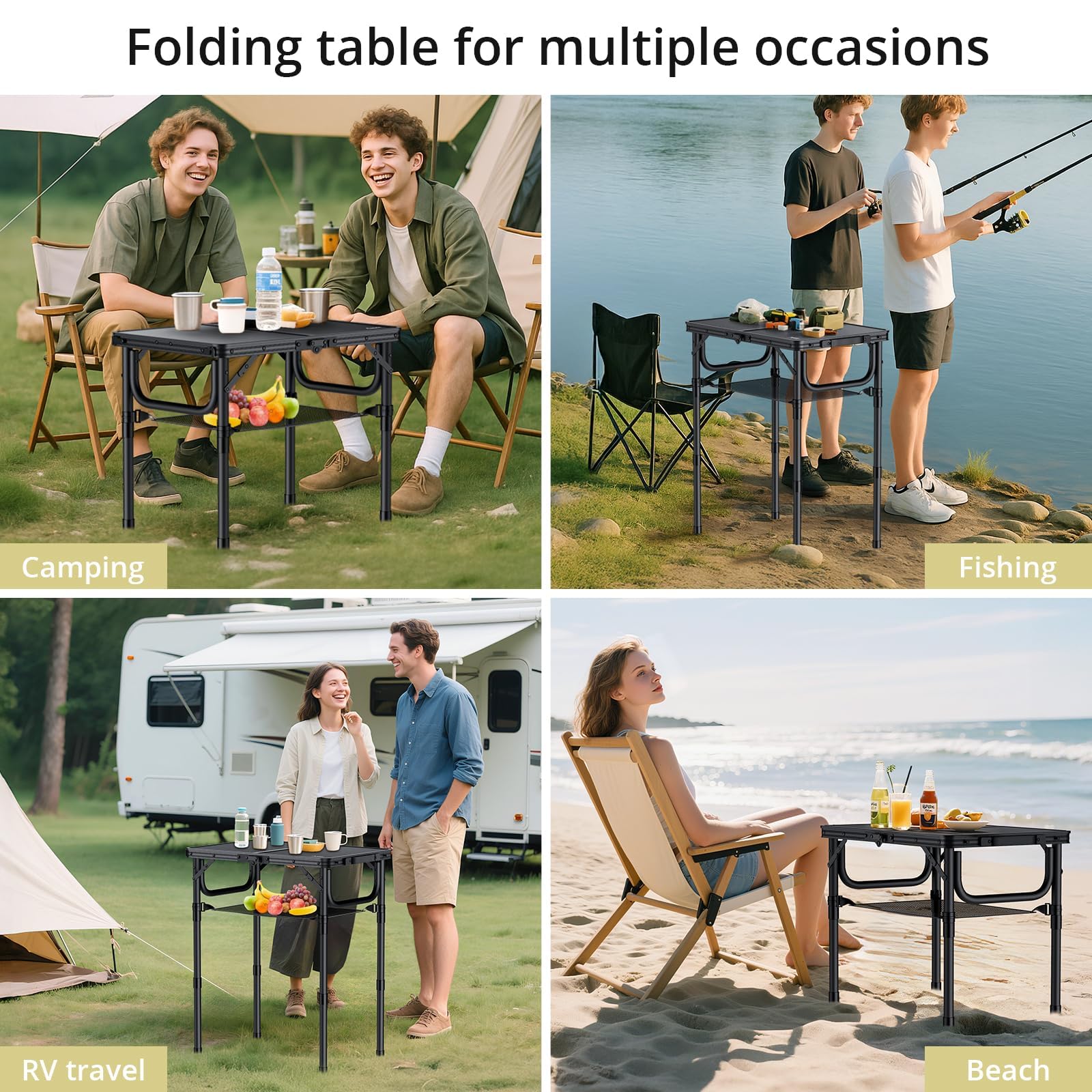 Anbte waterproof surface resists spills during outdoor meals