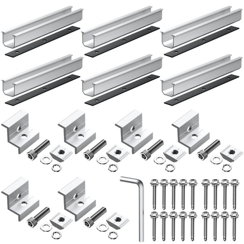 Anbte included accessories pack keeps hardware organized for quick setup.