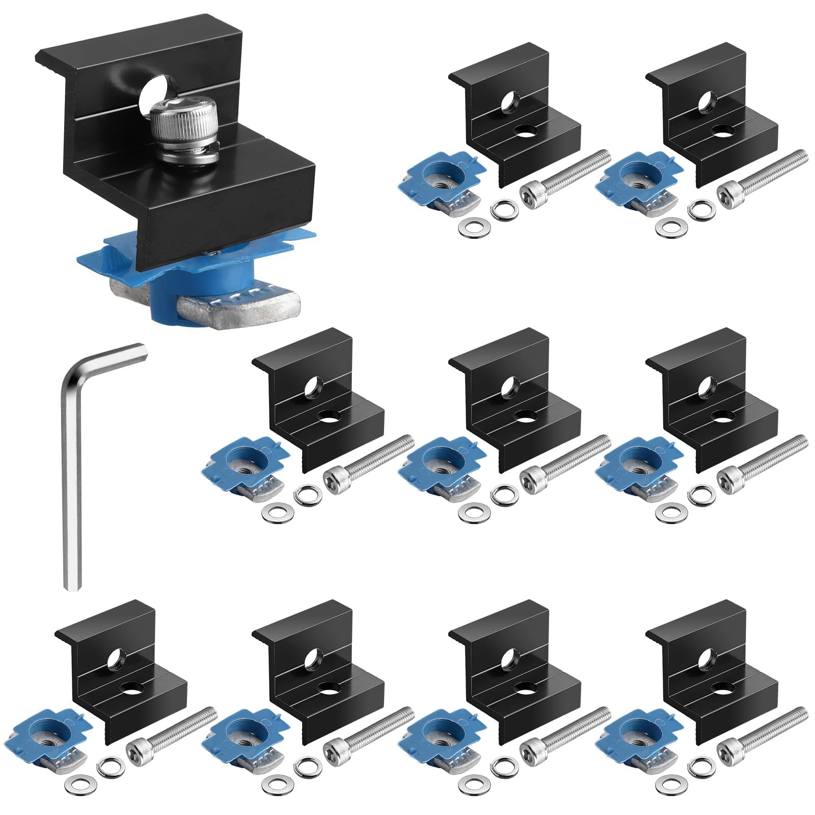 Anbte roof mounting solution fits flat and pitched roofs reliably.