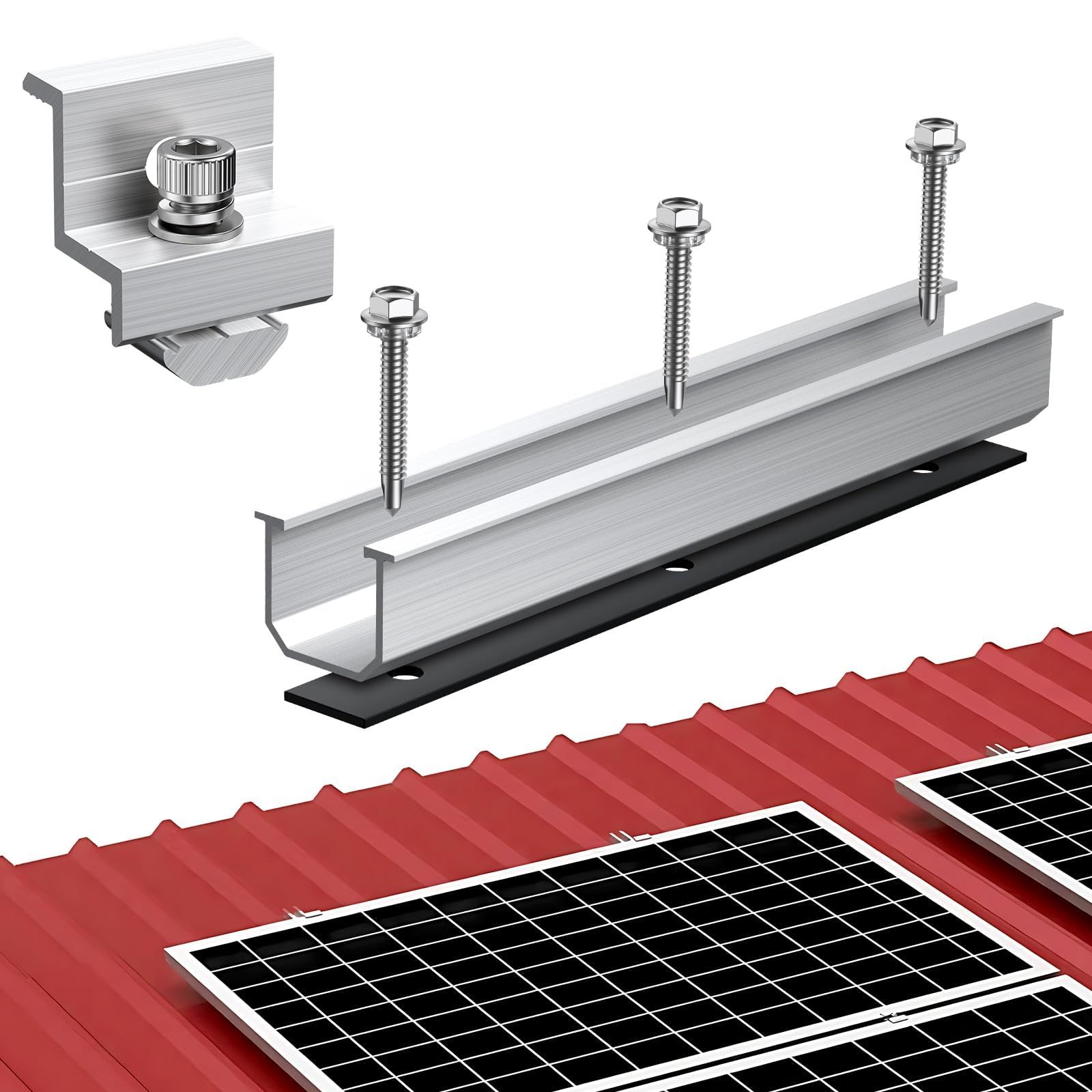 Anbte stainless steel screws and nuts pack ensures rust-resistant fastenings.