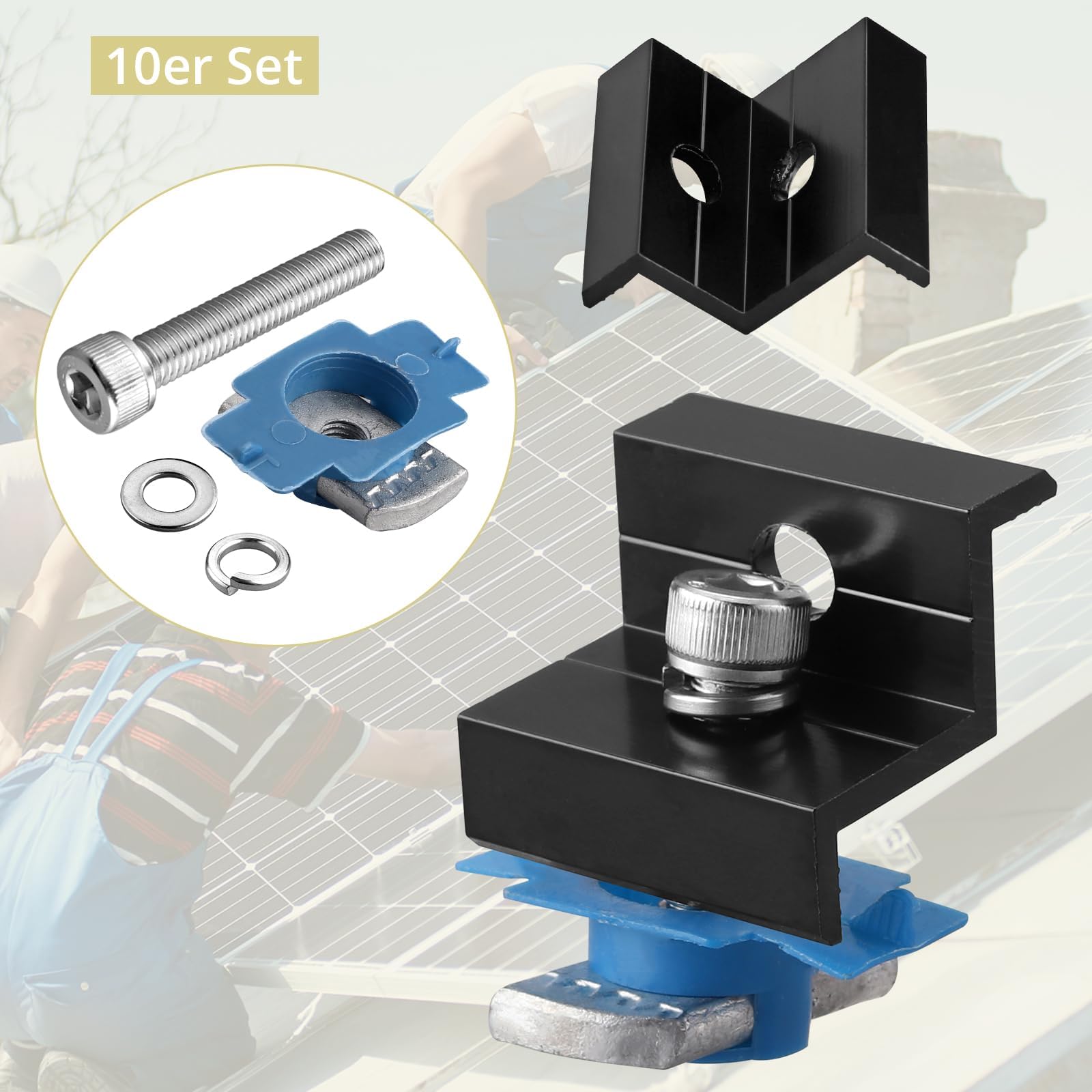 Anbte standard Unistrut compatibility enables versatile mounting options.