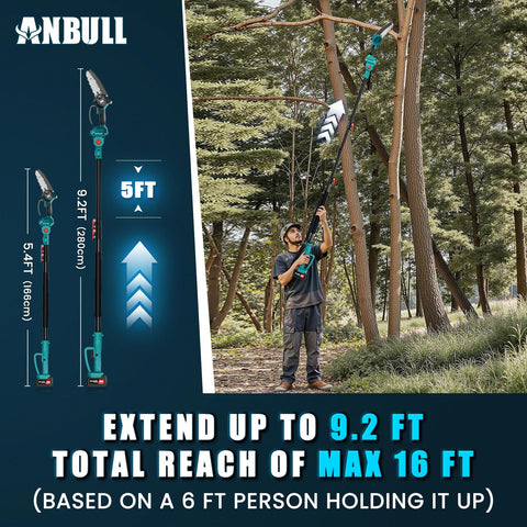 Anbull 6-inch mini chainsaw delivers precise cuts on small branches