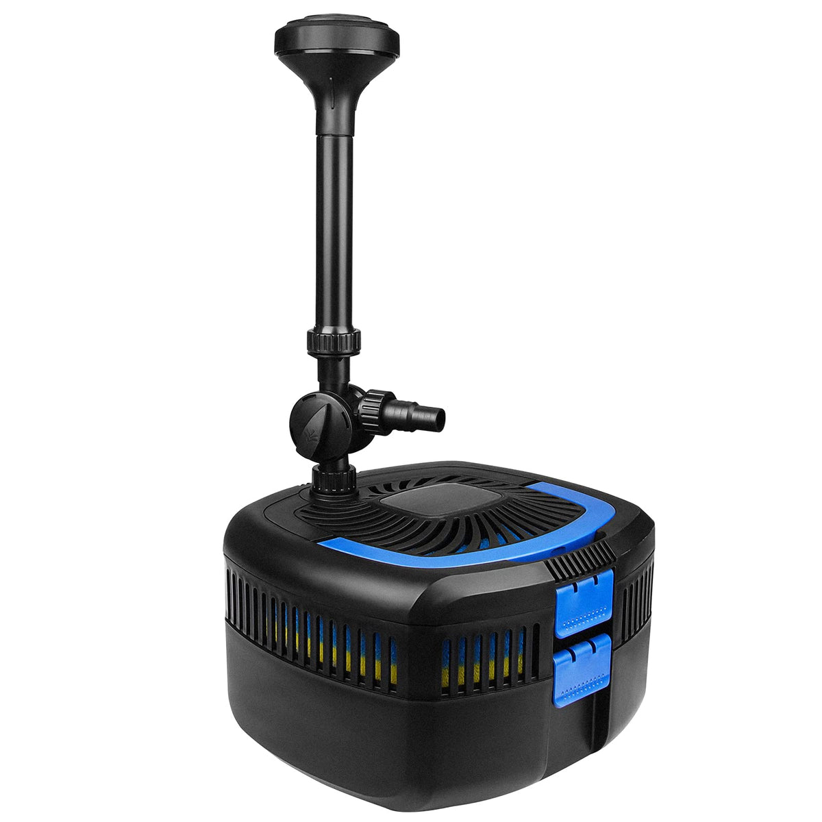 ANBULL pond filter pump with dual sponge filtration for clear water