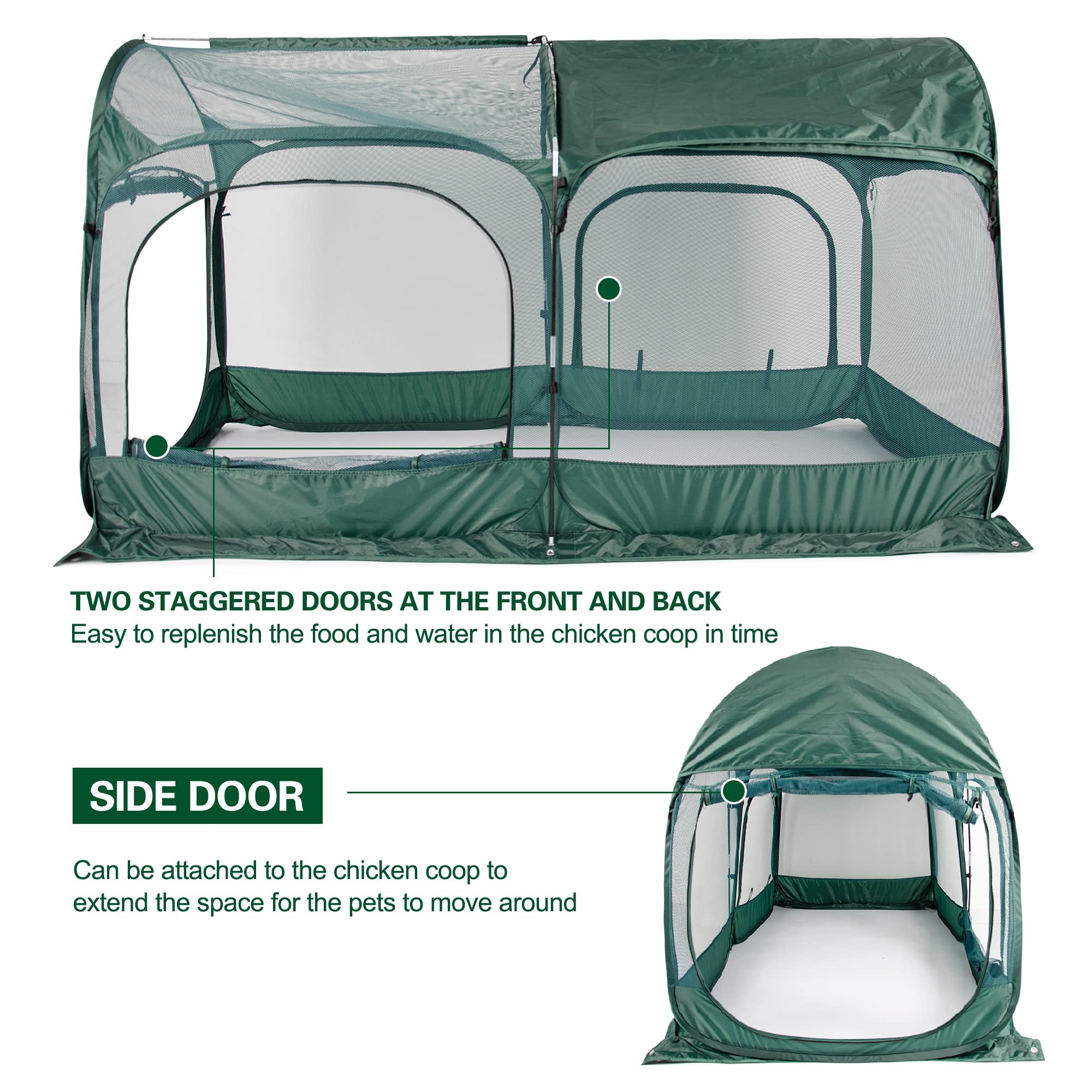 ANC POP portable chicken run with quick pop-up setup, fast outdoor use.