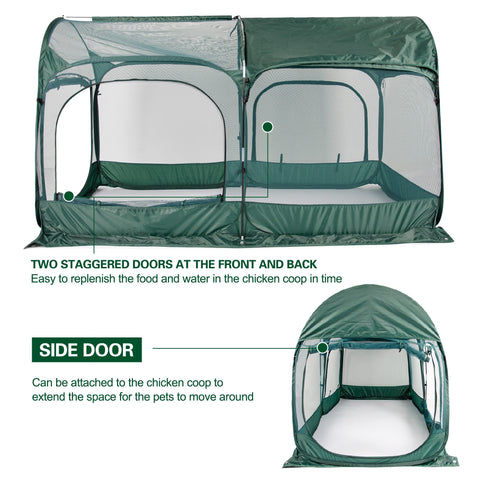 ANC POP portable chicken run with quick pop-up setup, fast outdoor use.