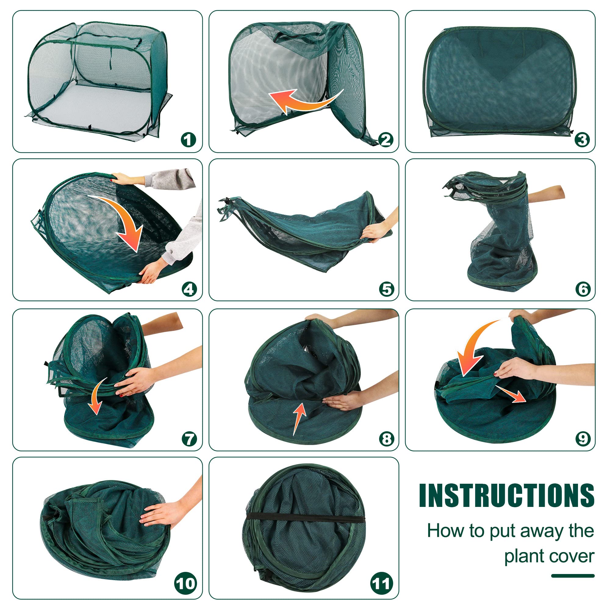 Protects seedlings from snails and small animals.