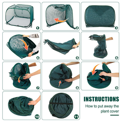 Protects seedlings from snails and small animals.
