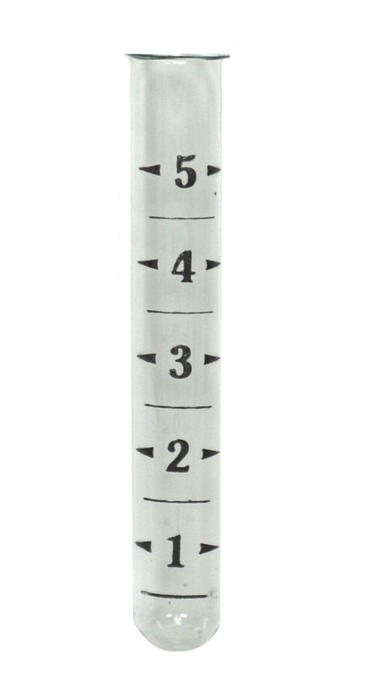 Ancient Graffiti replacement tube with easy-to-read markings for accurate rainfall readings.
