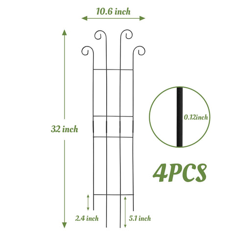 ANCOUUIN wave-formation trellis provides sturdy support for climbing roses and vines.