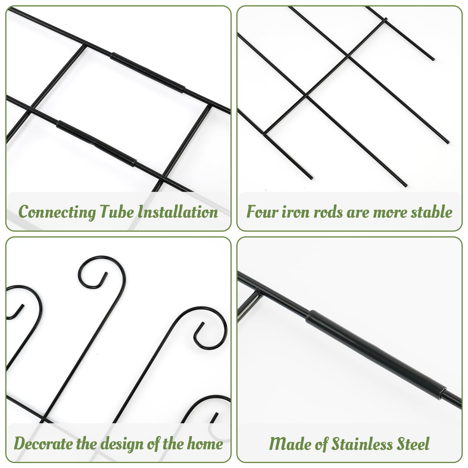 ANCOUUIN splicing design trellis adjusts height for different plant sizes.