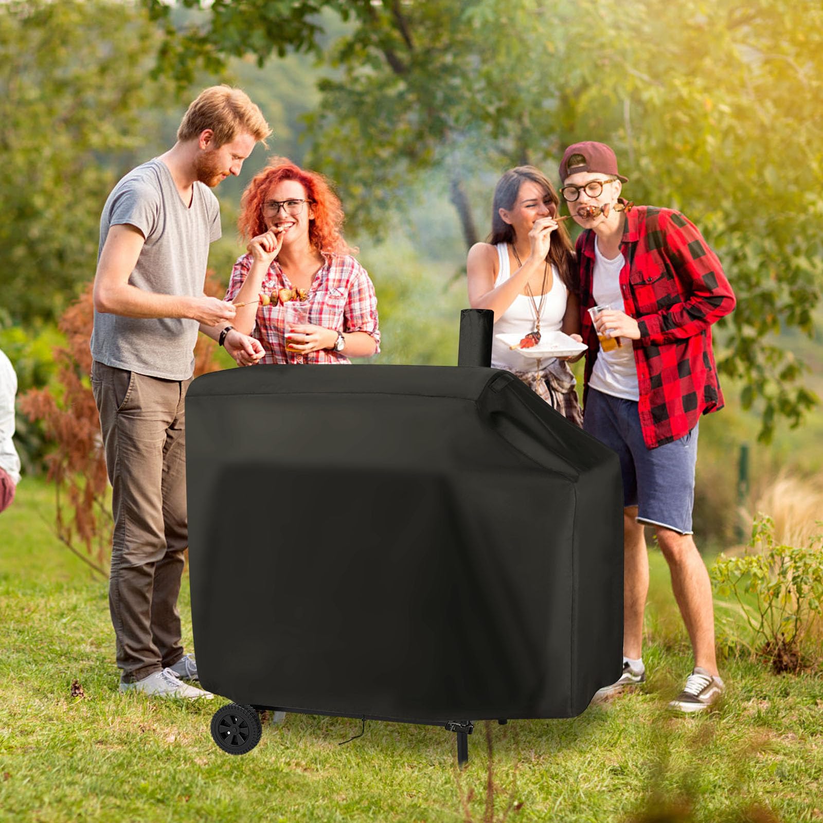 Ideal for poolside and yard setups to extend grill life.