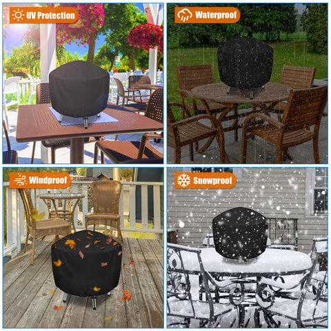 Andacar durable-oxford cover defends against snow, rain, and sun.