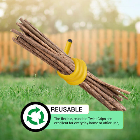 Andalus Twist ties weather resistant for outdoor projects and rain exposure.