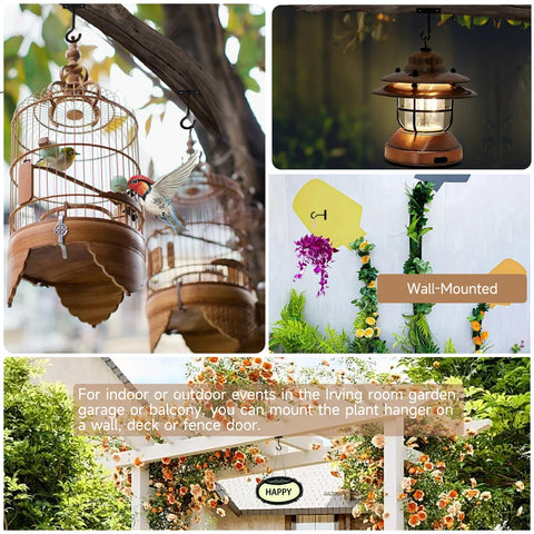 AnDock hanging hook for bird feeders and wind chimes outdoors.
