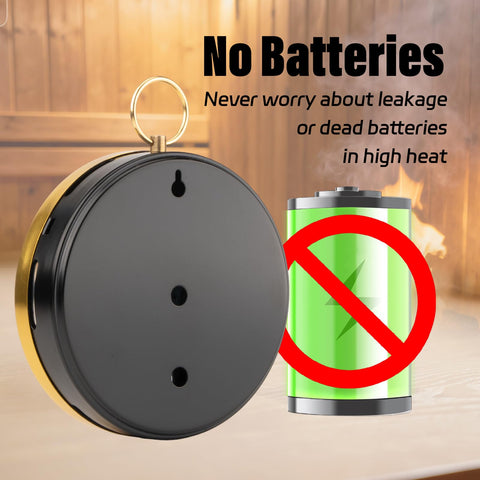 Andelov durable, heat-resistant dial survives high-temperature sauna sessions