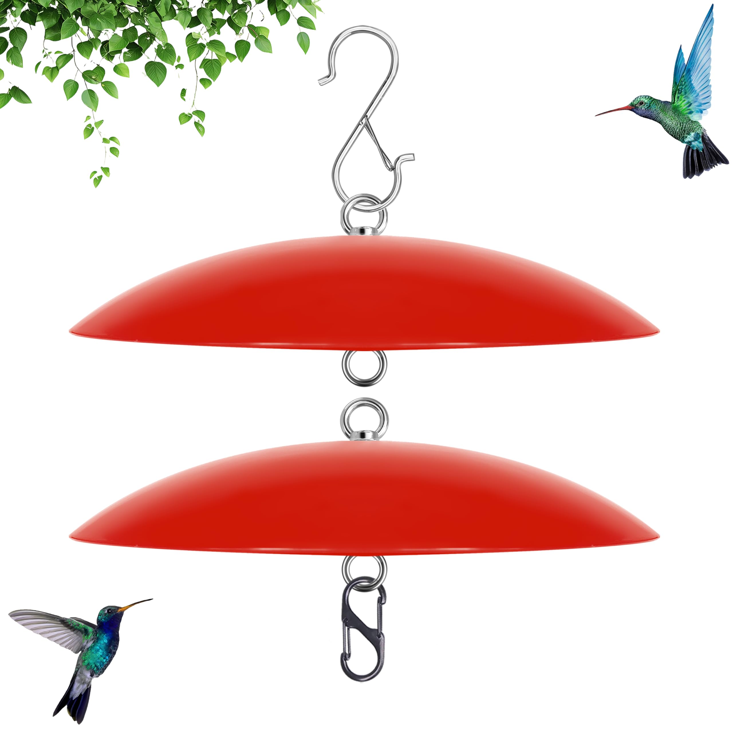 andergi 10in bird feeder dome shields food from rain and debris