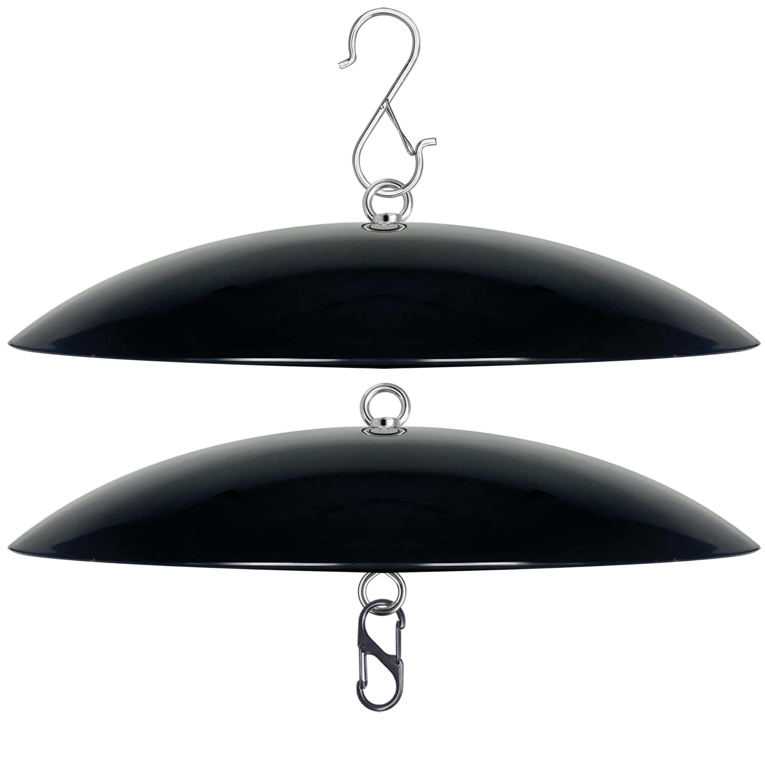 Andergi 13inch dome cover shields hummingbird feeders from rain and debris