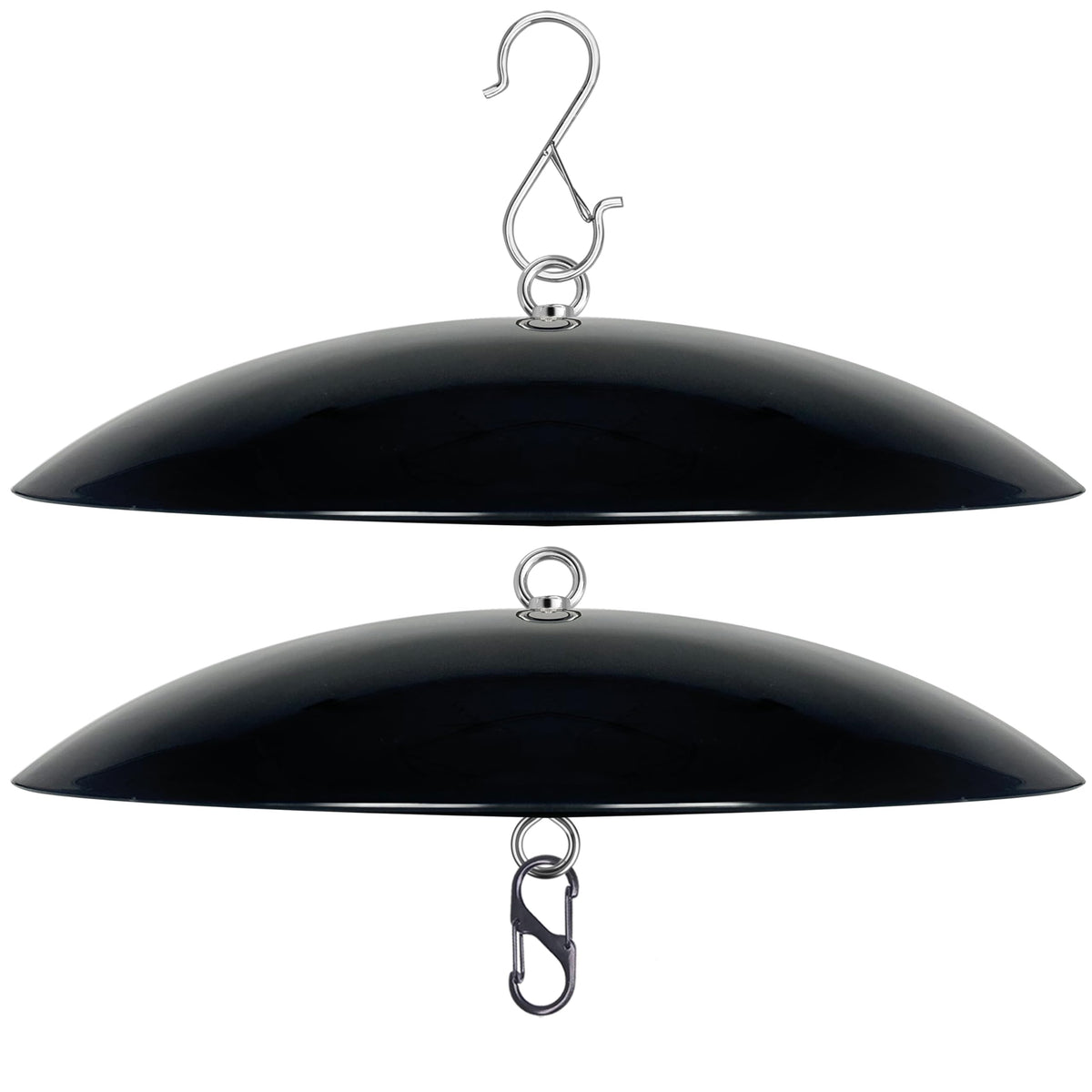 Andergi 13inch dome cover shields hummingbird feeders from rain and debris