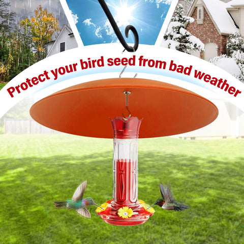 Andergi two-pack rain protection for hummingbird food