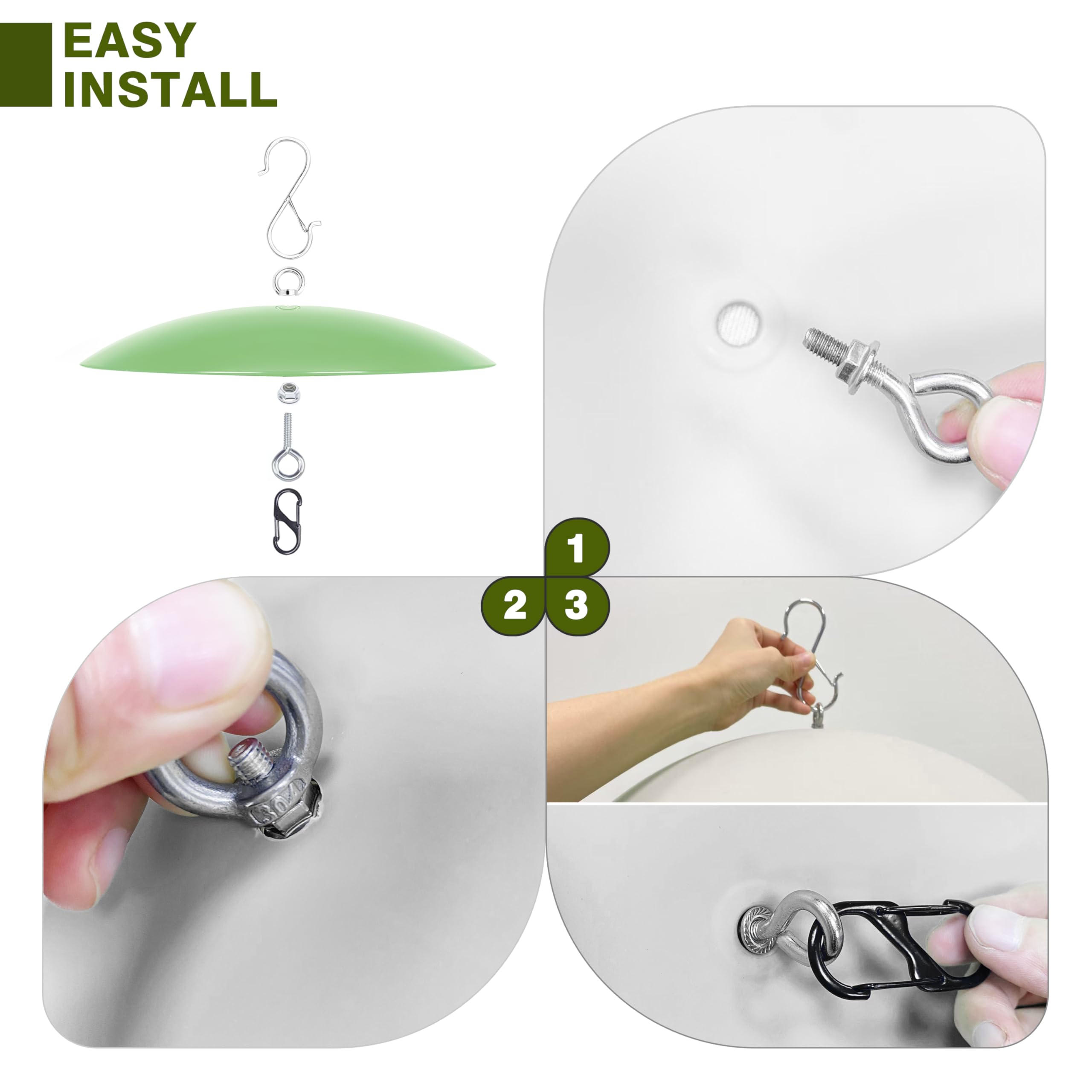 The andergi baffle protector uses durable PP to guard against weathering.