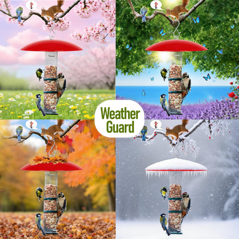 andergi small feeder cover protects feeders from weather and pests