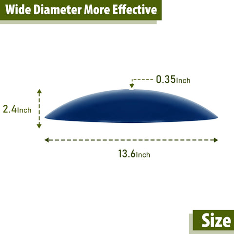 andergi Bird Feeder Dome Guard closeup PP material shows durable surface