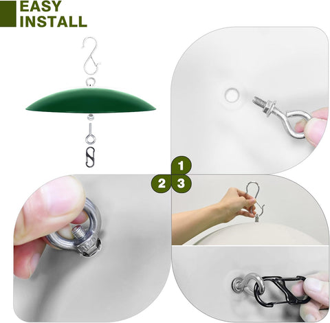 andergi bird feeder umbrella green shields hummingbird feeder from drizzle