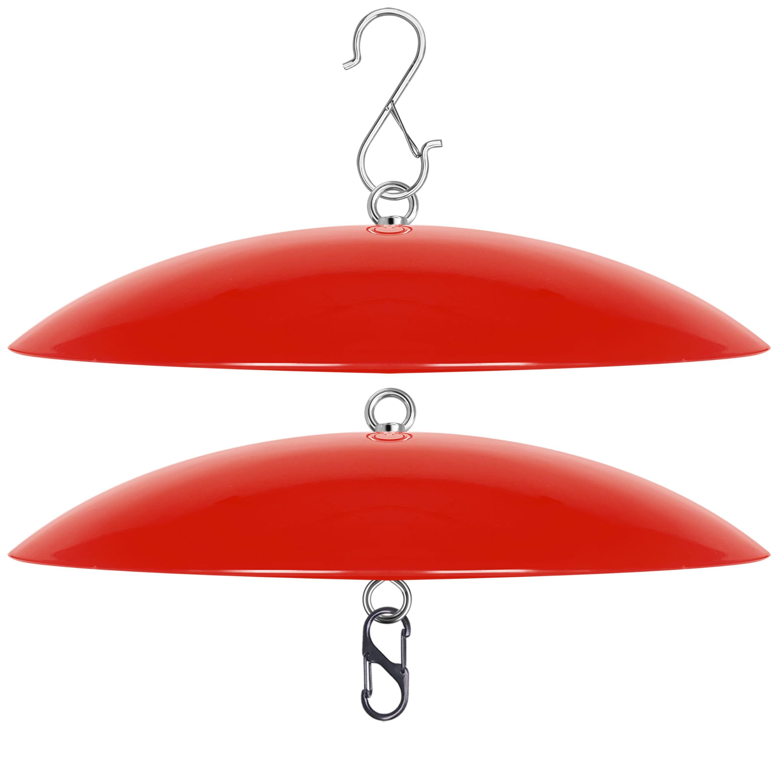 Andergi dome guard for hummingbird feeder protects nectar from rain