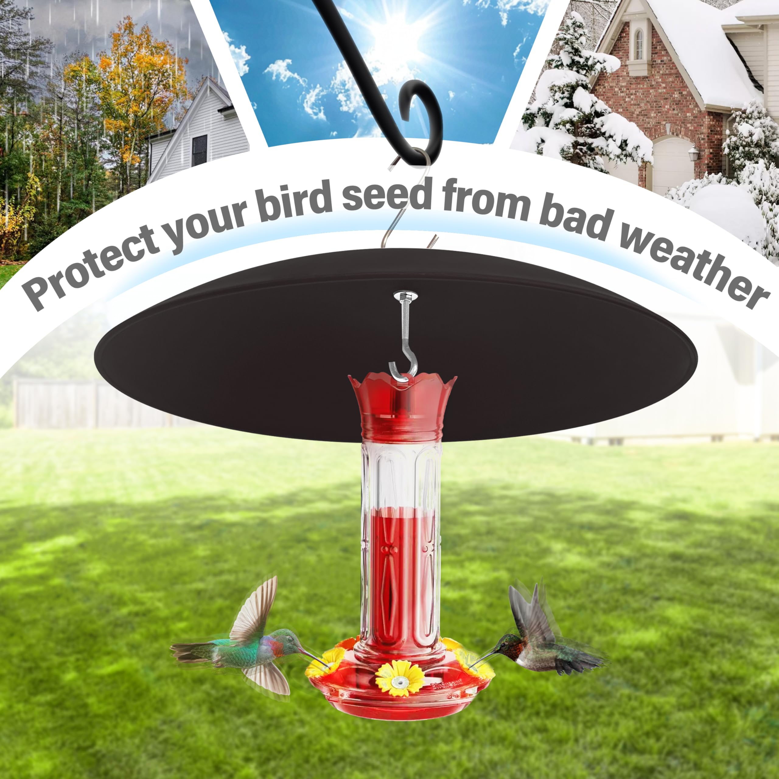 Andergi easy-installation bird umbrella for simple setup and lasting shelter