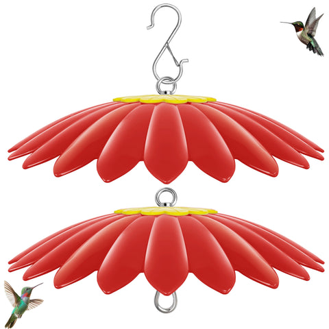 andergi shade-dome-cover on hummingbird feeder protects nectar from sun heat