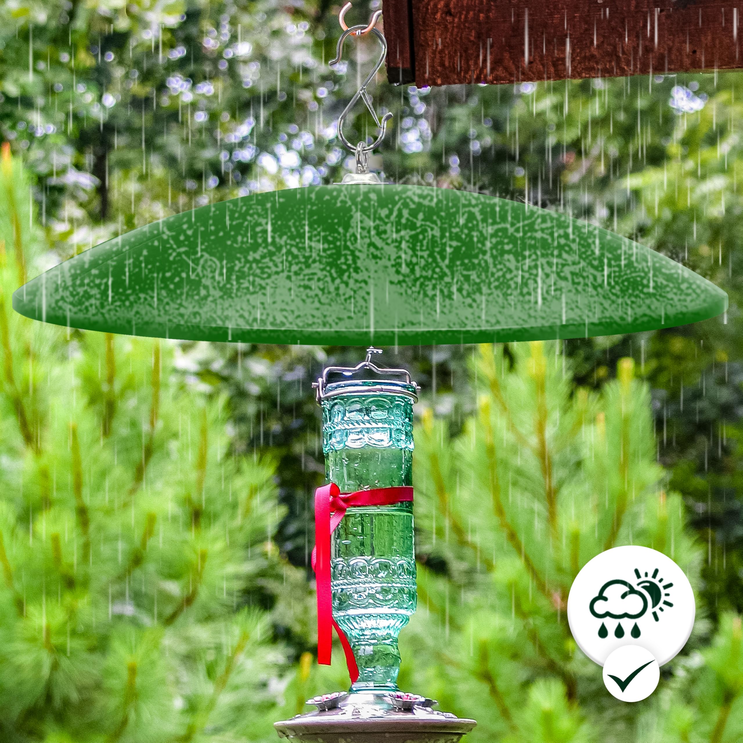 Andergi rain guard shields seed from rain and moisture