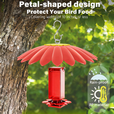 andergi red weather guard attracts hummingbirds with vibrant color